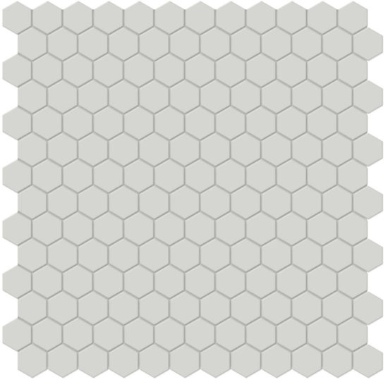 1" Warm Grey Matte Hex Mosaic | Diversity Kitchen Bath & Tile