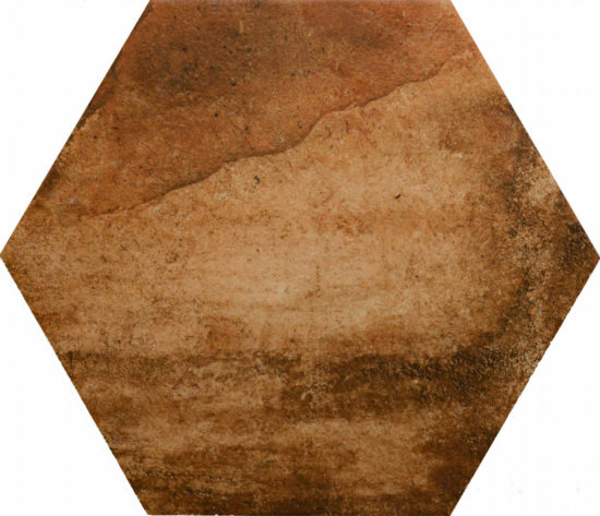 13X16 Rosso Hexagon | Diversity Kitchen Bath & Tile