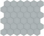 2" Cloud Blue Matte Hex Mosaic | Diversity Kitchen Bath & Tile