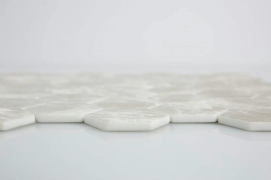 2" Light Grey Hexagon Mosaic | Diversity Kitchen Bath & Tile