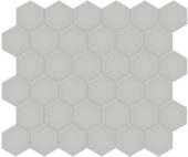 2" Loft Grey Matte Hex Mosaic | Diversity Kitchen Bath & Tile