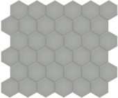 2" Taupe Matte Hex Mosaic | Diversity Kitchen Bath & Tile