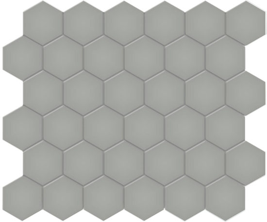 2" Taupe Matte Hex Mosaic | Diversity Kitchen Bath & Tile