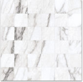 2X2 Mosaic-Polished Glamour White | Diversity Kitchen Bath & Tile