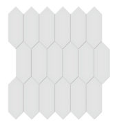 2x5 Gallery Grey Glossy Picket Mosaic | Diversity Kitchen Bath & Tile