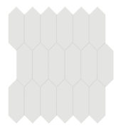 2x5 Vintage Grey Matte Picket Mosaic | Diversity Kitchen Bath & Tile