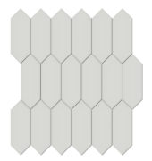 2x5 Warm Grey Matte Picket Mosaic | Diversity Kitchen Bath & Tile