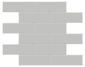 2x6 Loft Grey Matte Brick Mosaic | Diversity Kitchen Bath & Tile