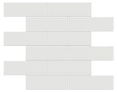 2x6 Vintage Grey Glossy Brick Mosaic | Diversity Kitchen Bath & Tile