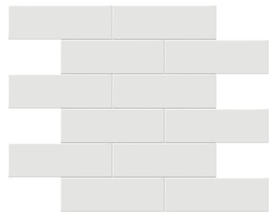 2x6 Vintage Grey Glossy Brick Mosaic | Diversity Kitchen Bath & Tile