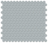 3/4" Cloud Blue Glossy Penny Round Mosaic | Diversity Kitchen Bath & Tile