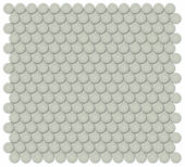 3/4" Soft Sage Matte Penny Round Mosaic | Diversity Kitchen Bath & Tile