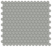 3/4" Taupe Matte Penny Round Mosaic | Diversity Kitchen Bath & Tile