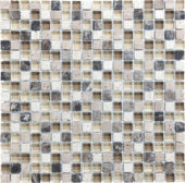 5/8X5/8 Cappuccino Mosaic | Diversity Kitchen Bath & Tile