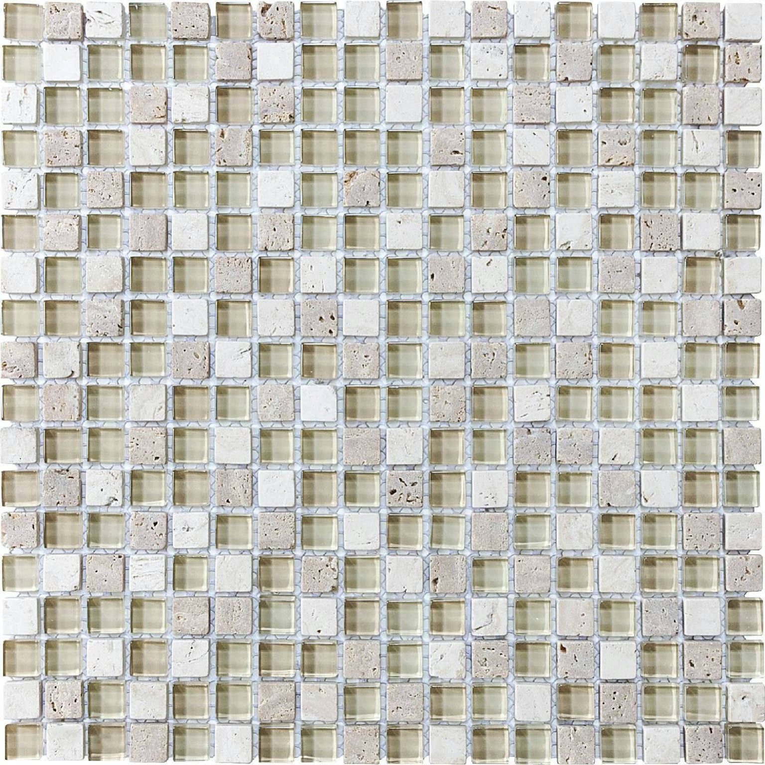 5/8X5/8 Creme Brulee Mosaic | Diversity Kitchen Bath & Tile