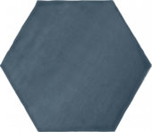 6" Azure Ink Glossy Hexagon | Diversity Kitchen Bath & Tile