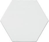 6" Bray Powder Glossy Hexagon | Diversity Kitchen Bath & Tile