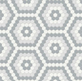 Afternoon Blend Matte Hexagon Pattern Mosaic | Diversity Kitchen Bath & Tile