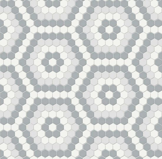 Afternoon Blend Matte Hexagon Pattern Mosaic | Diversity Kitchen Bath & Tile