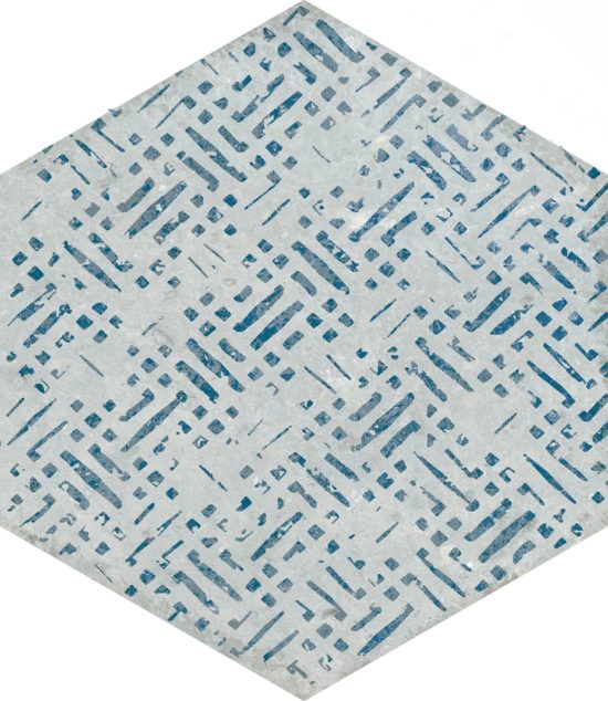 Alma 5.5X6.3 Grey Decor Hexagon | Diversity Kitchen Bath & Tile