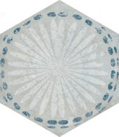 Alma 5.5X6.3 Grey Decor Hexagon | Diversity Kitchen Bath & Tile