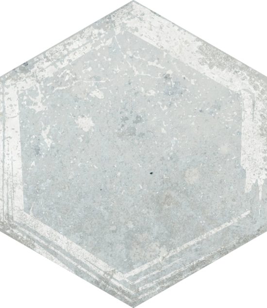 Alma 5.5X6.3 Grey Decor Hexagon | Diversity Kitchen Bath & Tile