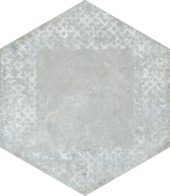 Alma 5.5X6.3 Grey Decor Hexagon | Diversity Kitchen Bath & Tile