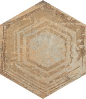 Alma 5.5X6.3 Sand Decor Hexagon | Diversity Kitchen Bath & Tile