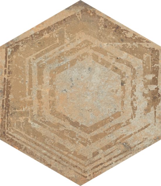 Alma 5.5X6.3 Sand Decor Hexagon | Diversity Kitchen Bath & Tile