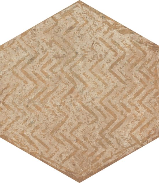 Alma 5.5X6.3 Sand Decor Hexagon | Diversity Kitchen Bath & Tile