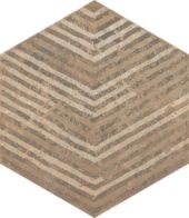 Alma 5.5X6.3 Sand Decor Hexagon | Diversity Kitchen Bath & Tile