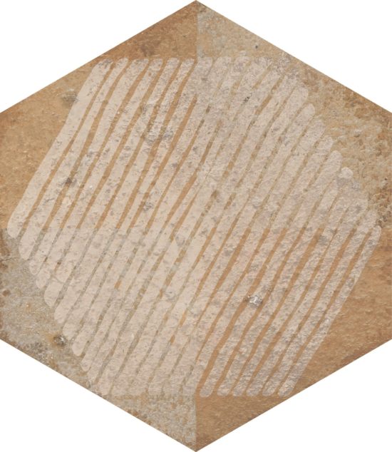 Alma 5.5X6.3 Sand Decor Hexagon | Diversity Kitchen Bath & Tile