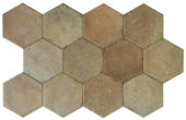 Alma 5.5X6.3 Terra Hexagon | Diversity Kitchen Bath & Tile