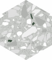 Altea 5.5X6.3” Grey Hexagon | Diversity Kitchen Bath & Tile