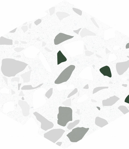 Altea 5.5X6.3” White Hexagon | Diversity Kitchen Bath & Tile