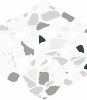 Altea 5.5X6.3” White Hexagon | Diversity Kitchen Bath & Tile