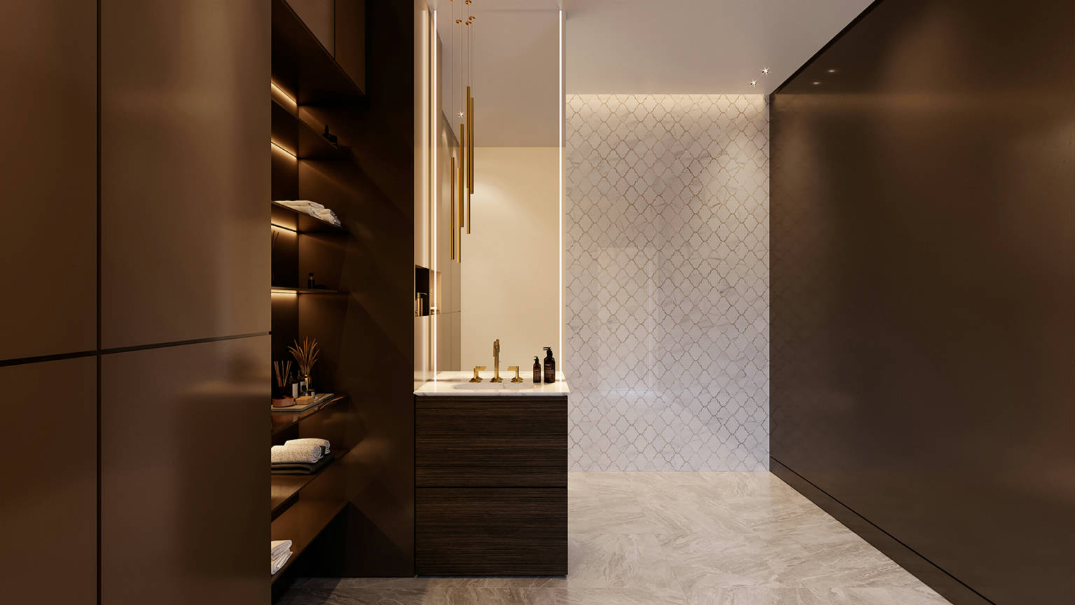 Ardor Infatuation Arabesque Polished Mosaic | Diversity Kitchen Bath & Tile