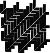 Arrow Nero Mosaic | Diversity Kitchen Bath & Tile