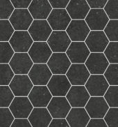 Ashland 3" Hexagon Black Mosaic | Diversity Kitchen Bath & Tile
