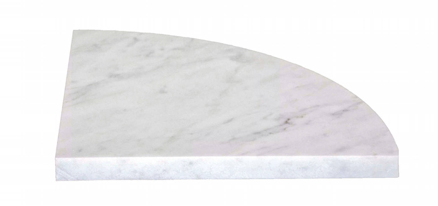 Bianco Carrara 9 Inch Shelf | Diversity Kitchen Bath & Tile
