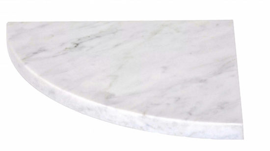 Bianco Carrara 9 Inch Shelf | Diversity Kitchen Bath & Tile