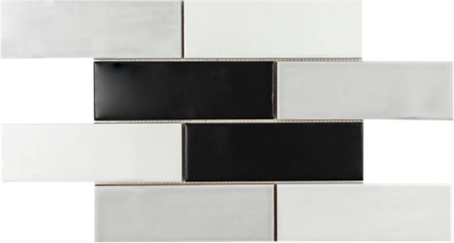 Brickwork Mosaic Matte-Gloss Mix | Diversity Kitchen Bath & Tile