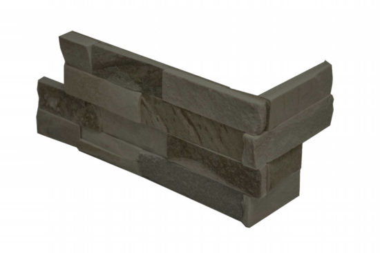 Carbon 6X18 Assembled Corner | Diversity Kitchen Bath & Tile