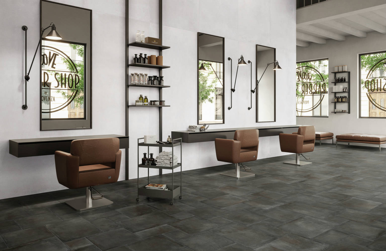 Charleston Palms Steel Modular 3 | Diversity Kitchen Bath & Tile