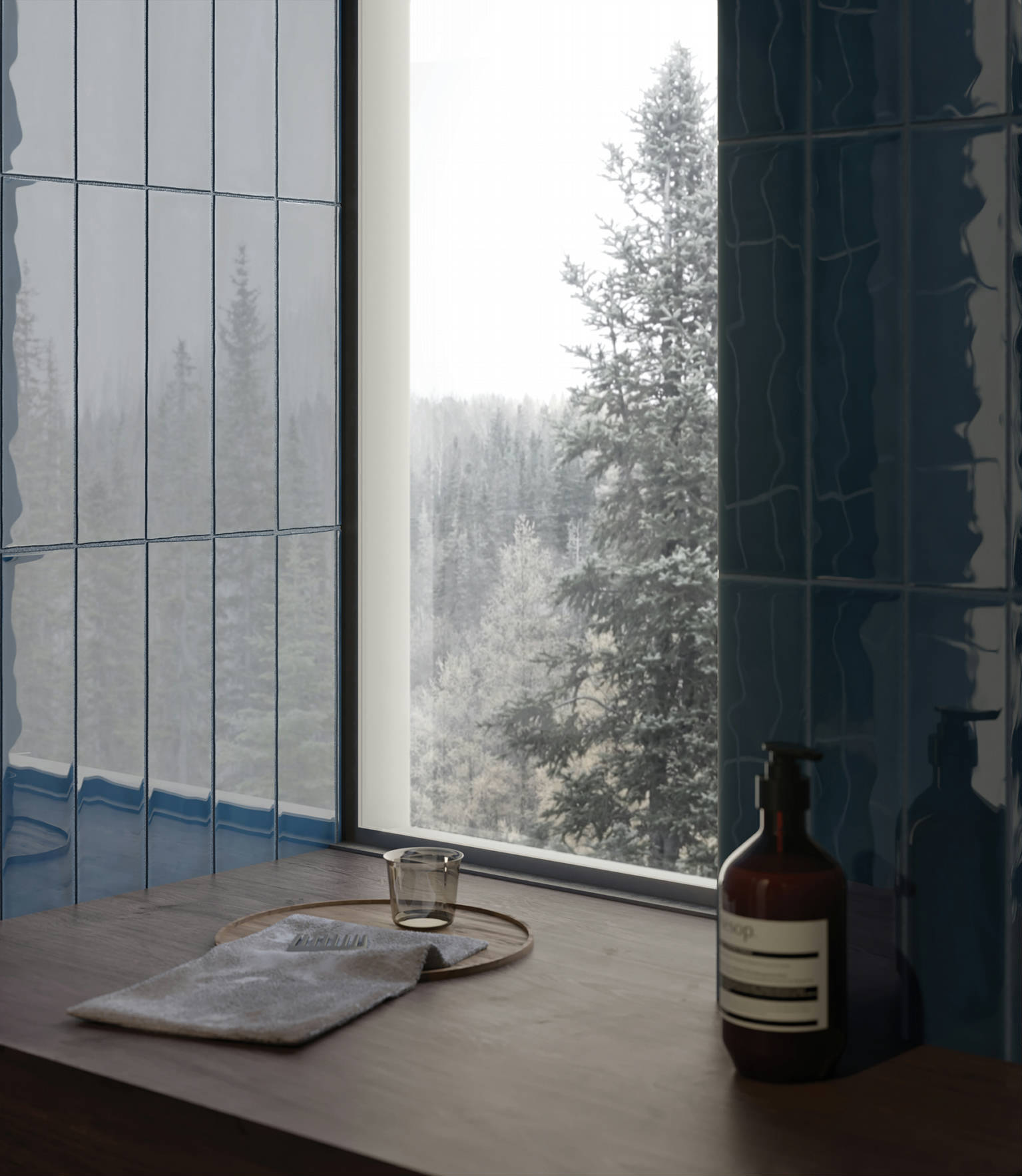 Chateau Azure Ink 3x12 3 | Diversity Kitchen Bath & Tile