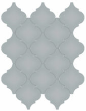 Cloud Blue Glossy Arabesque Mosaic | Diversity Kitchen Bath & Tile