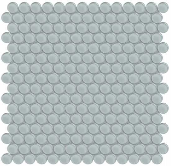 Cloud Penny Round Mosaic
