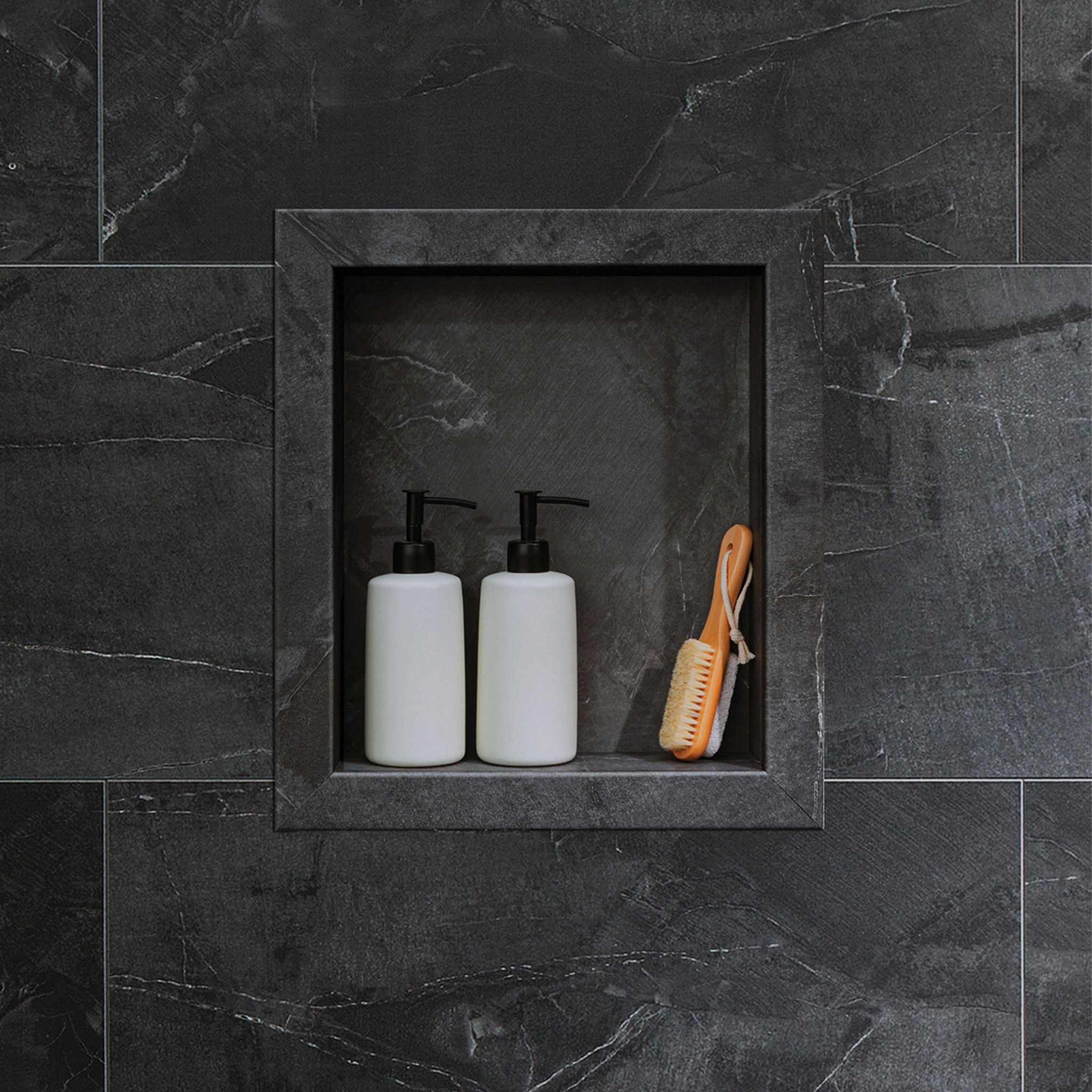 Cracked Slate Niche  14.5x12 inside | Diversity Kitchen Bath & Tile