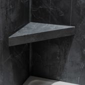 Cracked Slate Shower Bench 26x18.63x3 | Diversity Kitchen Bath & Tile