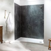 Cracked Slate Shower Wall Kit 36x36x78 | Diversity Kitchen Bath & Tile